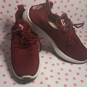 ANDREA FENZI Women's Burgundy Sneakers